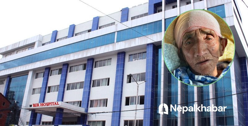 वीर अस्पतालमा १०३ वर्षीया वृद्धाको मस्तिष्कको सफल शल्यक्रिया