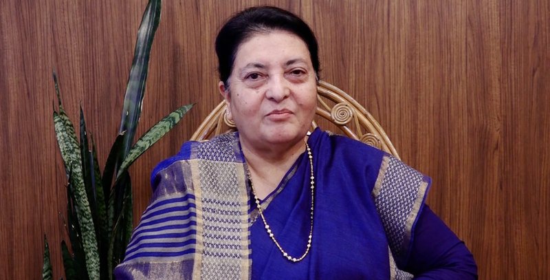 पूर्वराष्ट्रपति भण्डारीले लिइन् ओलीको स्वास्थ्य अवस्थाबारे जानकारी