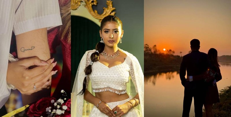 आफ्नो नामको ट्याटु खोपेको तस्बिर राख्दै अभिनेत्री गरिमाले खुलाइन् प्रेम सम्बन्ध