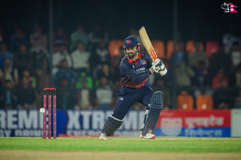 भुर्तेलको ८४ रनको अविजित पारीमा यूएईविरुद्ध नेपाल ८ विकेटले विजयी