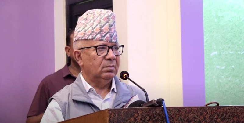 माधव नेपालको छातीमा संक्रमण, अस्पतालमा चेकजाँचपछि घरमै आराम गर्दै