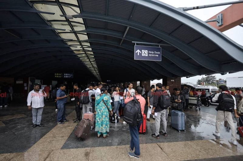 हवाई क्षेत्रमा प्रतिबन्धको असरः त्रिभुवन विमानस्थलबाट हुने खाडी मुलुकका उडान ठप्प
