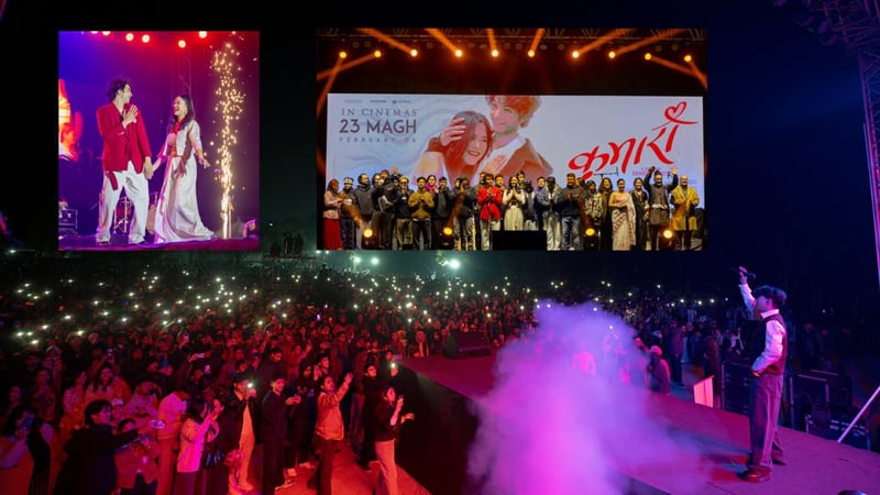 भव्य कन्सर्टकाबीच रातको १० बजे ‘कुमारी’ को ट्रेलर सार्वजनिक, १० हजार दर्शक भएको दाबी