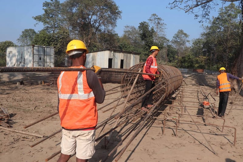 नारायणगढ–गैँडाकोट आइकोनिक केबल–स्टेड पुल निर्माणले लियो गति