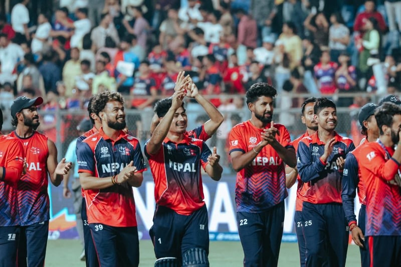 टी-२० विश्वकपकाे रापताप र नेपालले छाेडेकाे छाप