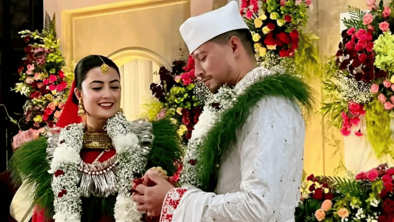 प्रेमीसँग विवाह बन्धनमा बाँधिइन् नायिका नीति शाह