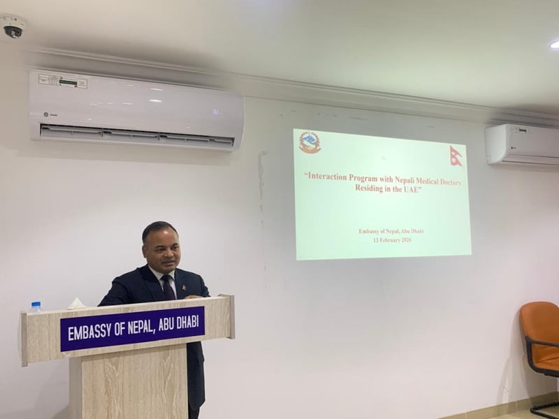 यूएईमा नेपाली श्रमिकका स्वास्थ्य अवस्थाबारे चिकित्सकसँग अन्तरक्रिया