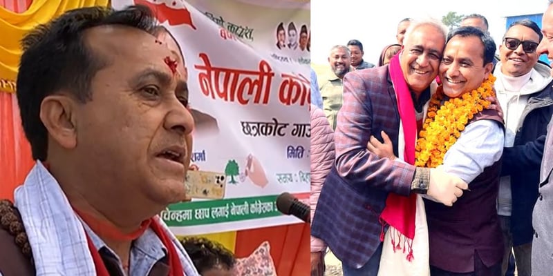 चन्द्र भण्डारीलाई जिताउन अपील गर्दै गुल्मी पुगे विश्वप्रकाश