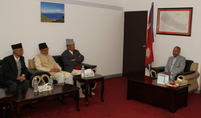 उपराष्ट्रपति भेट्न लैनचौर पुगे तीन प्रदेश प्रमुख, के भयो कुराकानी ?