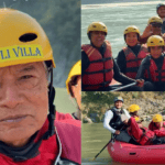 त्रिशूली नदीमा मदनकृष्ण श्रेष्ठसहित कलाकारहरूको ऱ्याफ्टिङ