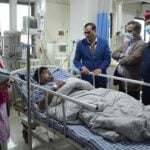 गृहमन्त्री अर्यालले लिए धादिङ बस दुर्घटनाका घाइतेको अवस्थाबारे जानकारी