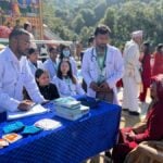 श्री पञ्चमहालक्ष्मी मन्दिर परिसरमा निःशुल्क स्वास्थ्य शिविर सम्पन्न