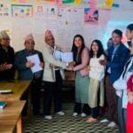 पर्वतको मोती सामुदायिक पुस्तकालयमा ट्याग कार्यक्रम