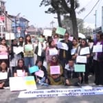 महिला मन्त्रालय खारेजको तयारीविरुद्ध माइतीघरमा प्रदर्शन