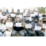 अभिव्यक्ति स्वतन्त्रताको पक्षमा फिल्मकर्मीको प्रदर्शन