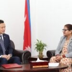 राष्ट्रिय सभा उपाध्यक्ष र चीनका राजदूतबीच भेटवार्ता