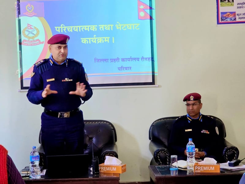 Rautahat Police Chief Pledges Tight Security for Upcoming Federal Elections