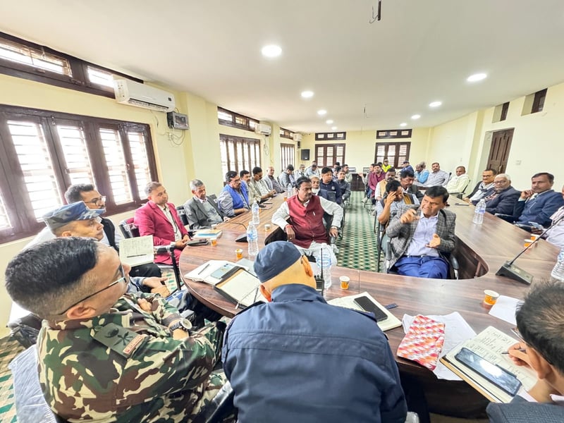 All-Party Meeting Held in Rautahat Amidst Curfew Following Communal Clashes