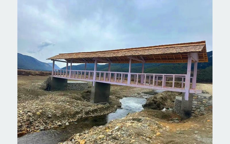 Dhorpatan Municipality Constructs Unique Covered Footbridge Over Uttarganga River
