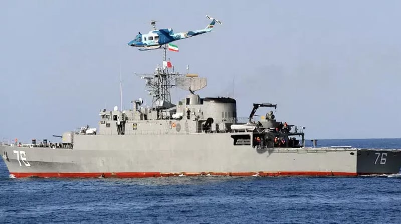 Sri Lanka Rescues 32 Crew Members from Injured Iranian Frigate 'IRIS Dena'