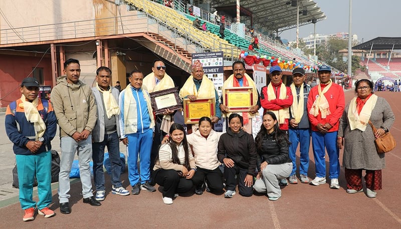 Paryas Manch Nepal Honors Former Runner Haribahadur Rokaya for Sporting Contributions