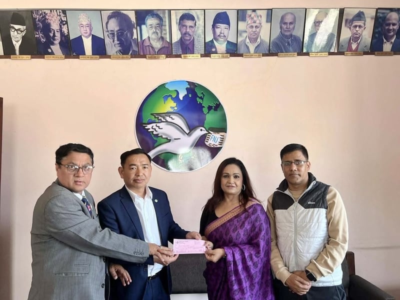 UK Chapter of Press Union Provides Financial Aid for Treatment of Kanchanpur Chairman