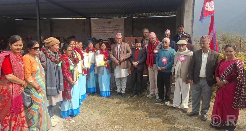 Foundation Honors Outstanding Female Health Volunteers and Students in Khotang