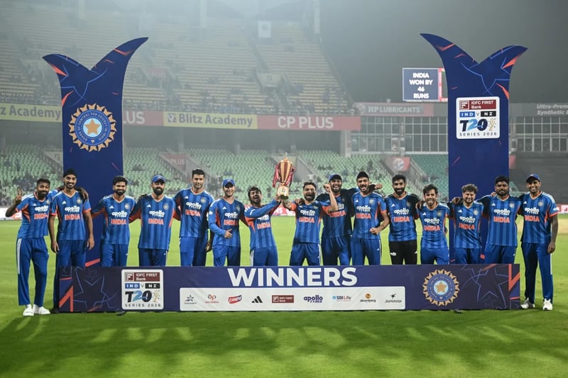 Ishan Kishan's Century Powers India to Series Victory Over New Zealand in Final T20I