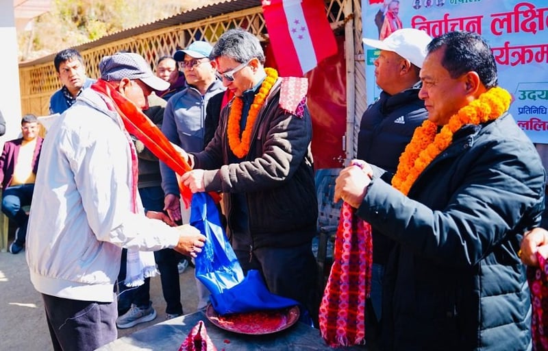 Four Communist Leaders Join Nepali Congress in Lalitpur's Konjyosom Rural Municipality