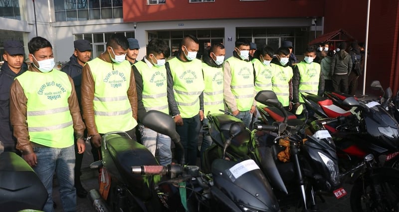 Police Arrest Major Gang Involved in Three Months of Nighttime Robberies in Kathmandu