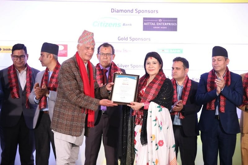 Hemkumari Adhikari Elected President of Nepal Management Association