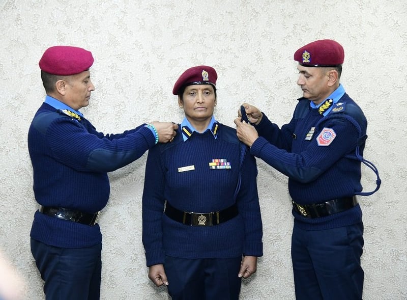 Inspector General of Police Pins New Ranks on Five Promoted Technical Officers