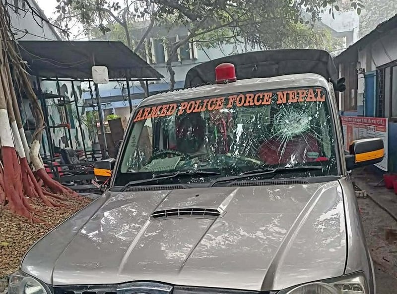 Four Arrested for Attacking Armed Police During Raid on Illegal Warehouse in Birgunj