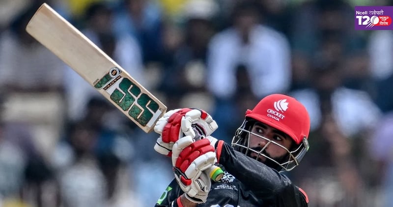 Yuvraj Samiara's Record-Breaking Century Powers Canada to 173 Against New Zealand in T20 World Cup