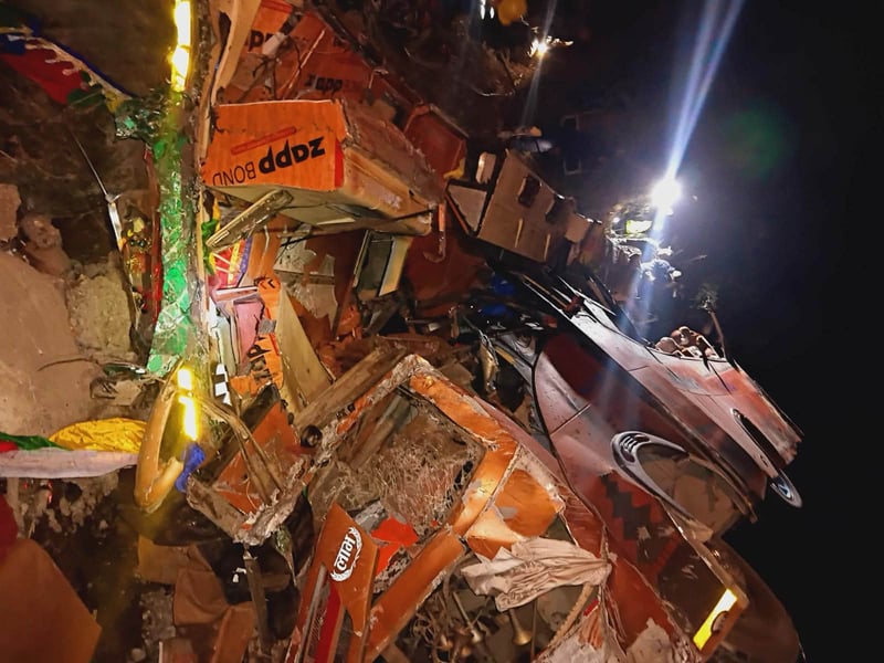 Nine Victims Identified in Deadly Bus Crash on Prithvi Highway in Dhading