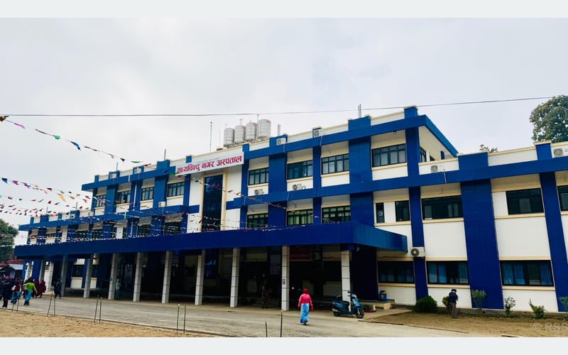 साढे १७ करोडको लागतमा ठडियो मध्यविन्दु नगर अस्पताल, अब गाउँमै विशेषज्ञ सेवा