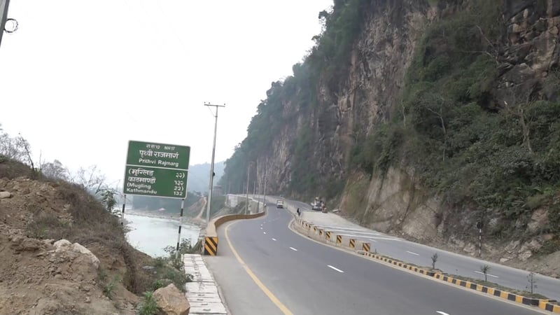 Upgrading of Prithvi Highway Section Nears Completion in Tanahun