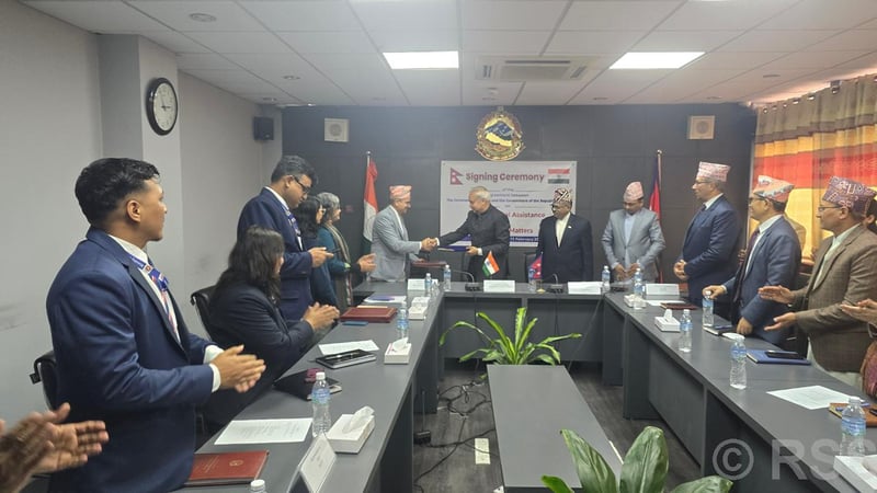 Nepal and India Sign Mutual Legal Assistance Treaty in Criminal Matters