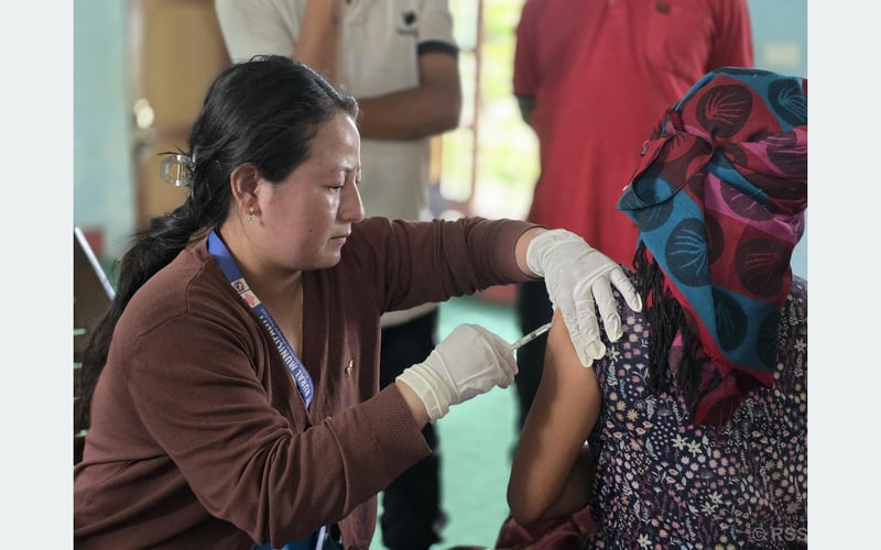 Vaccination Campaign Launched in Nawalparasi Targeting Citizens Over 35 Amid Rising Japanese Encephalitis Cases