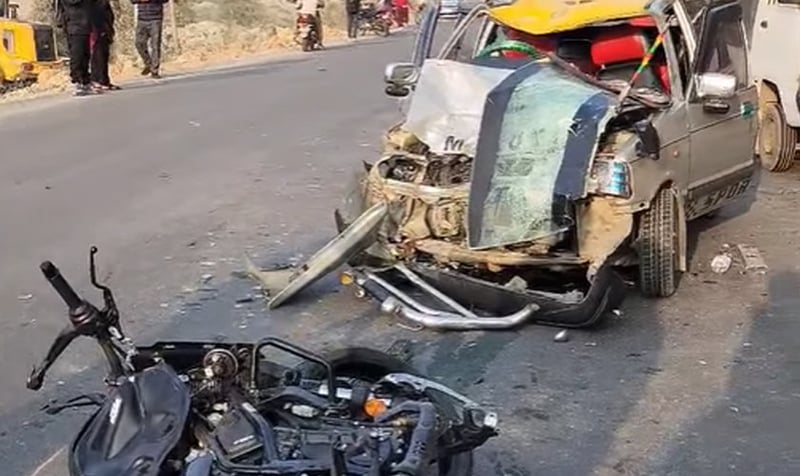 Vice Mayor of Byas Municipality Among Four Injured in Three-Vehicle Accident on Prithvi Highway in Tanahun