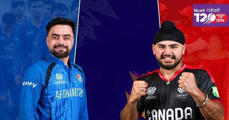 T20 World Cup: Afghanistan Faces Canada in Final Group Stage Clash in Chennai