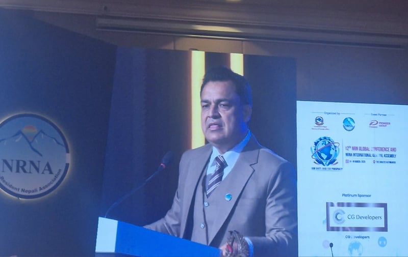 NRNA President Slams Bureaucracy, Calls for Easing Investment Hurdles for Overseas Nepalis