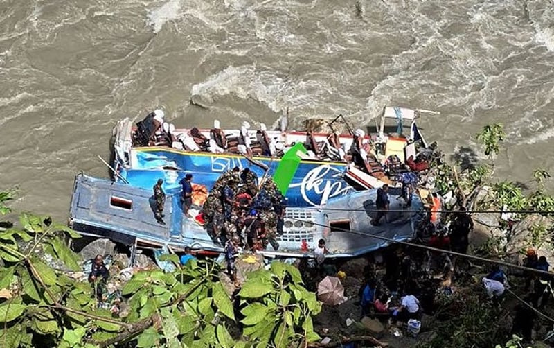 Bus Carrying Around 40 Passengers Plunges into Padma River in Bangladesh; Multiple Feared Drowned