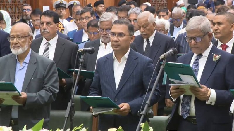Newly Elected Bangladeshi Lawmakers Take Oath of Office