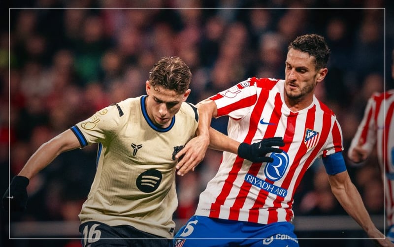 Atletico Madrid Dominates Barcelona with Stunning 4-0 Victory in Copa del Rey Semifinal First Leg