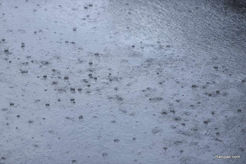 Rain Spreads Across Nepal as Western Low-Pressure System Impacts Weather