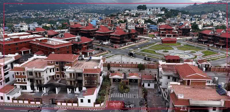 Reconstruction Begins on Burned-Out Minister's Residence in Bhaisepati Amid Delays