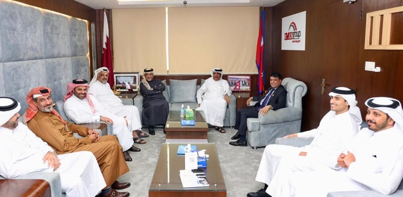 Qatari Delegation Meets IME Group to Discuss Strengthening Nepal-Qatar Trade and Investment