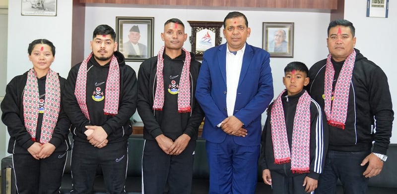 Nepali Karate Team Departs for Moscow to Compete in Nations Cup Kyokushin Tournament