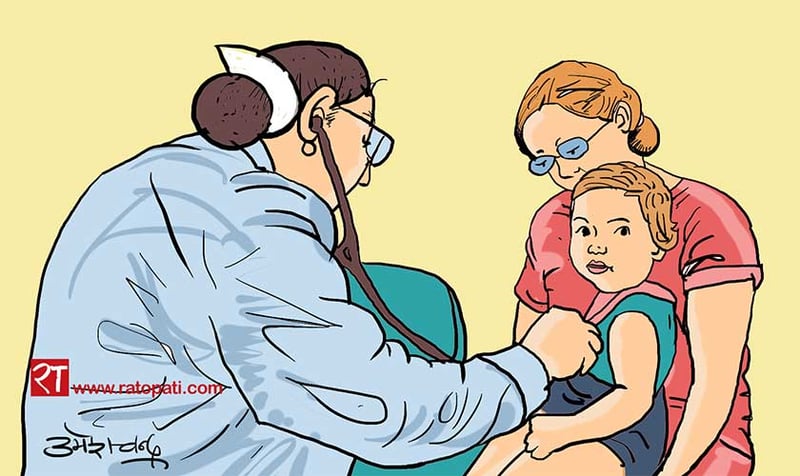 नेपालमा ७१ प्रतिशत नसर्ने रोगका बिरामी